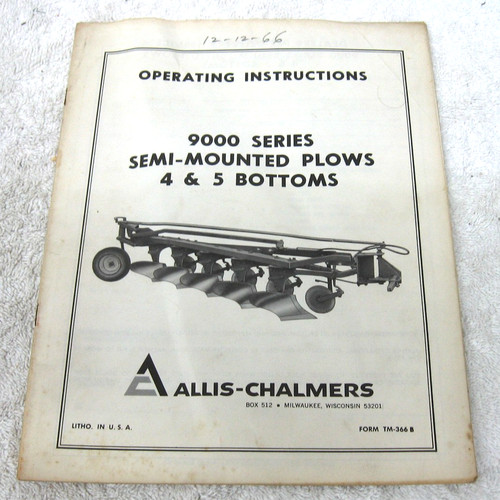 1966 allis chalmers 9000 ser - 9000,
